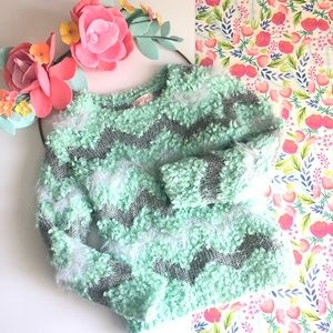 Cat & Jack Fuzzy 4t Long sleeve Pullover Sweater